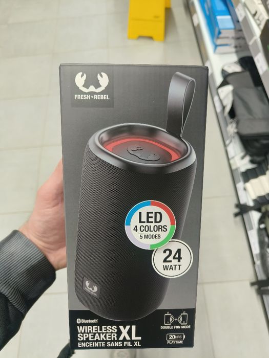 Bluetooth колона Fresh 'n Rebel XL | 24W | LED-підсвітка |