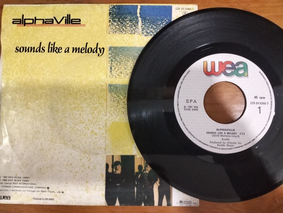 Disco de vinil single Alphaville