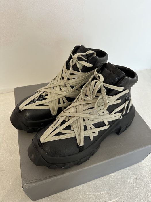 Буты кеды Rick Owens Tractor bozo hiker boots 41,42