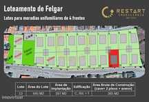 18 Lotes  Para construção de moradias individuais e unifamilares com c