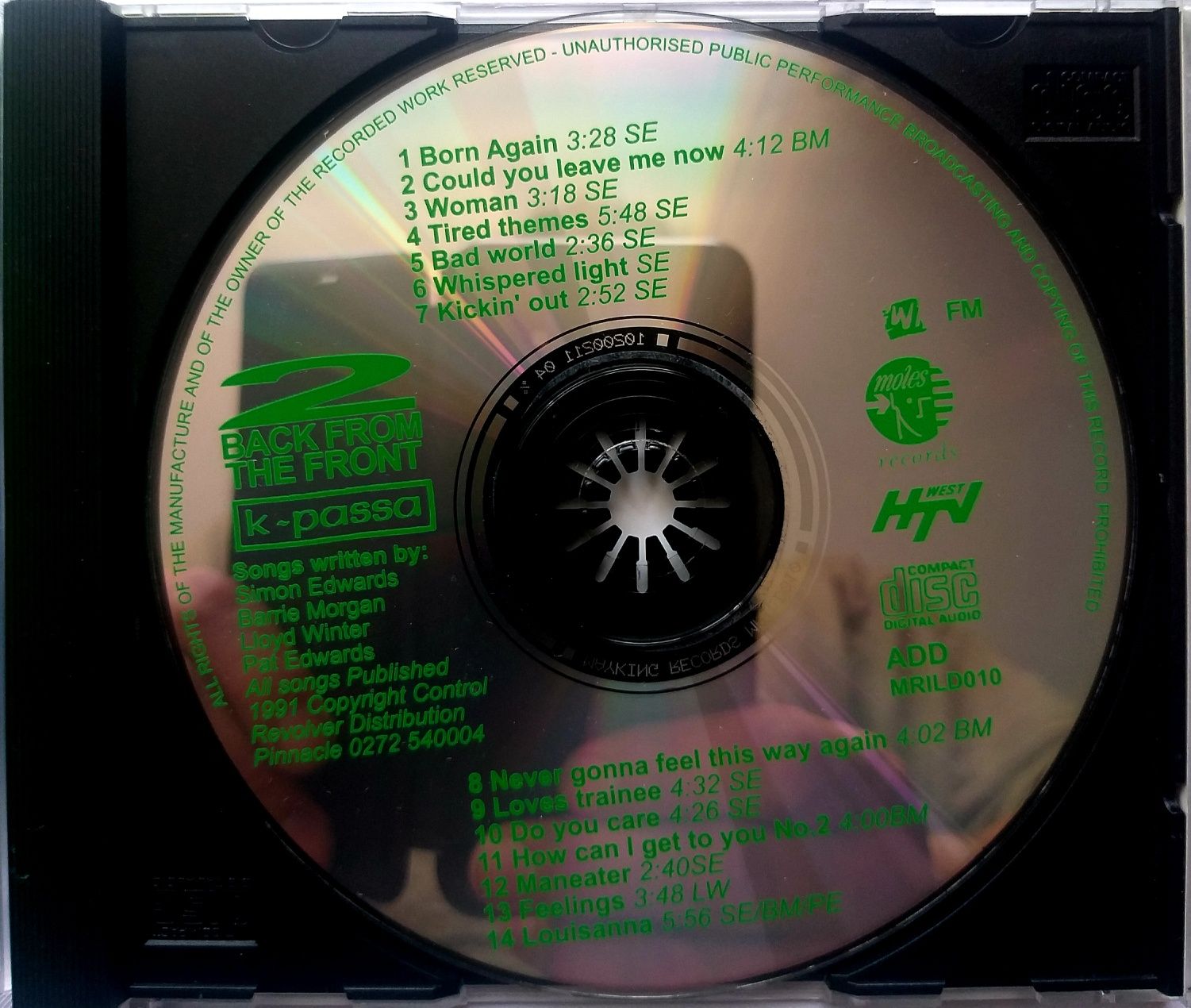 2 Back From The Front K-passa 1991r