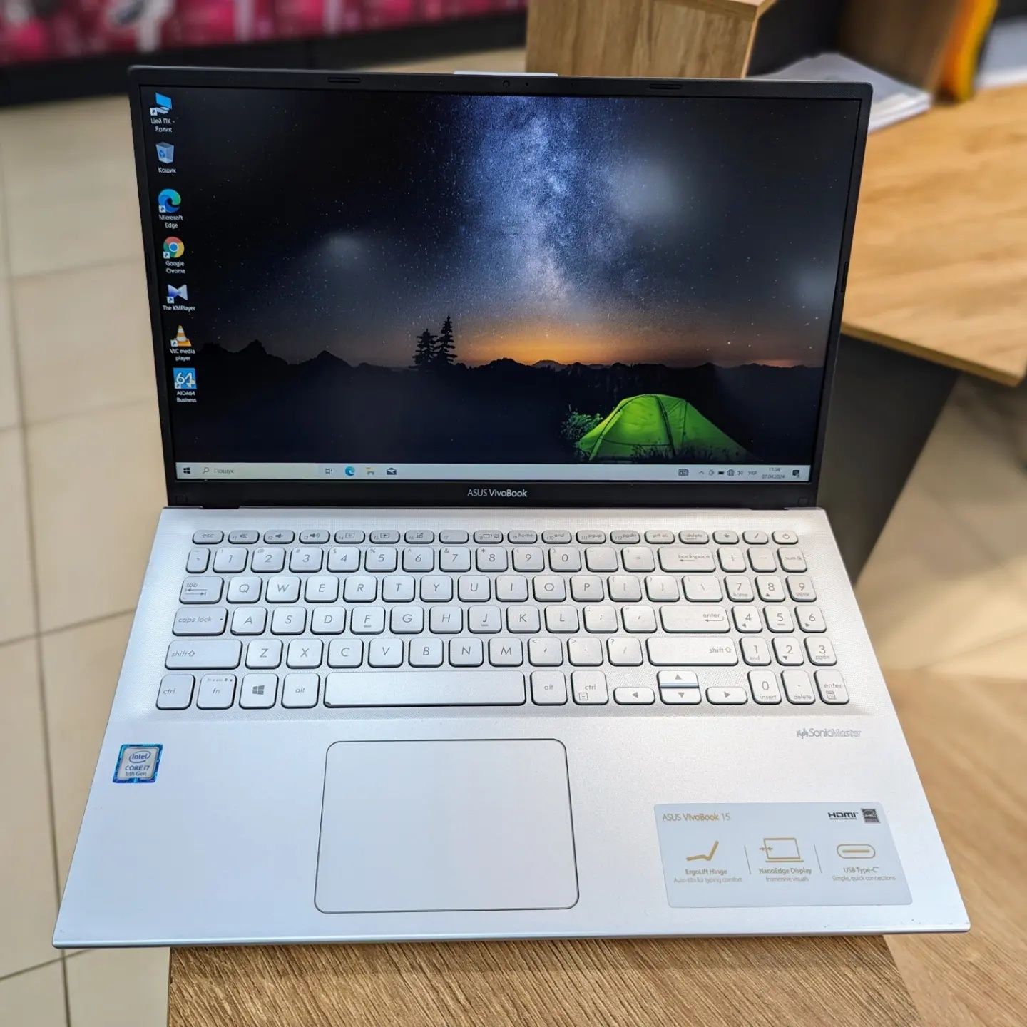 Asus Vivobook 15 i7_12/512 ssd