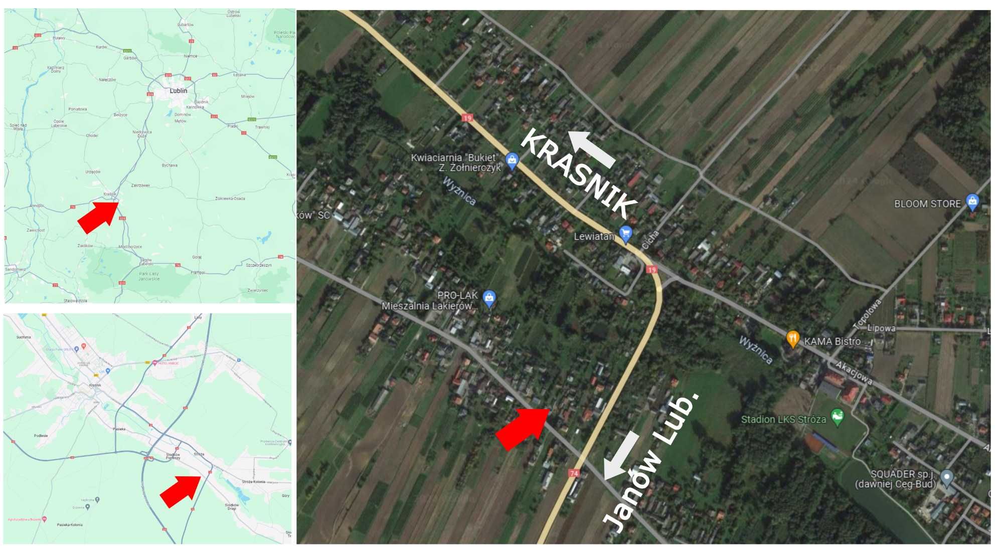 Działka z domem (siedlisko)  Słodków Pierwszy k. Kraśnika