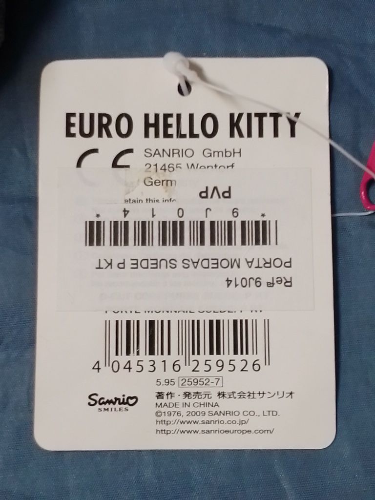 Bolsa e carteira originais da Hello Kitty