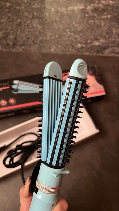 Плойка для волос Gemei выпрямитель 3в1 и гофре стайлер для волосся 3в1