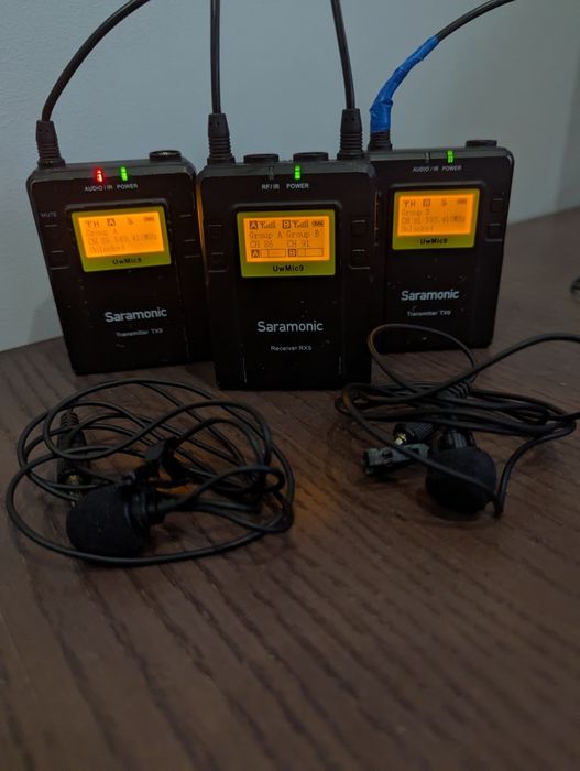 Saramonic uwmic9 бездротова система радіо петлички