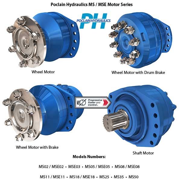 Ремонт гідромотора Poclain Hydraulic  MS08,MS11, MS18, MS35,MK04, MK05
