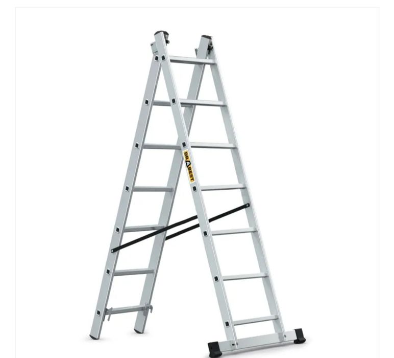 Drabina aluminiowa 2x7 domowa przystawna promocja