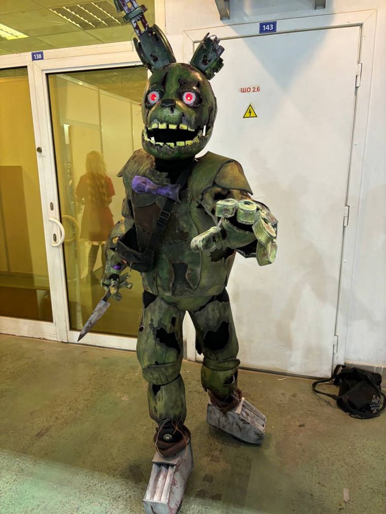 Маска SPRINGTRAP 3д Друк Five nights at freddy’s