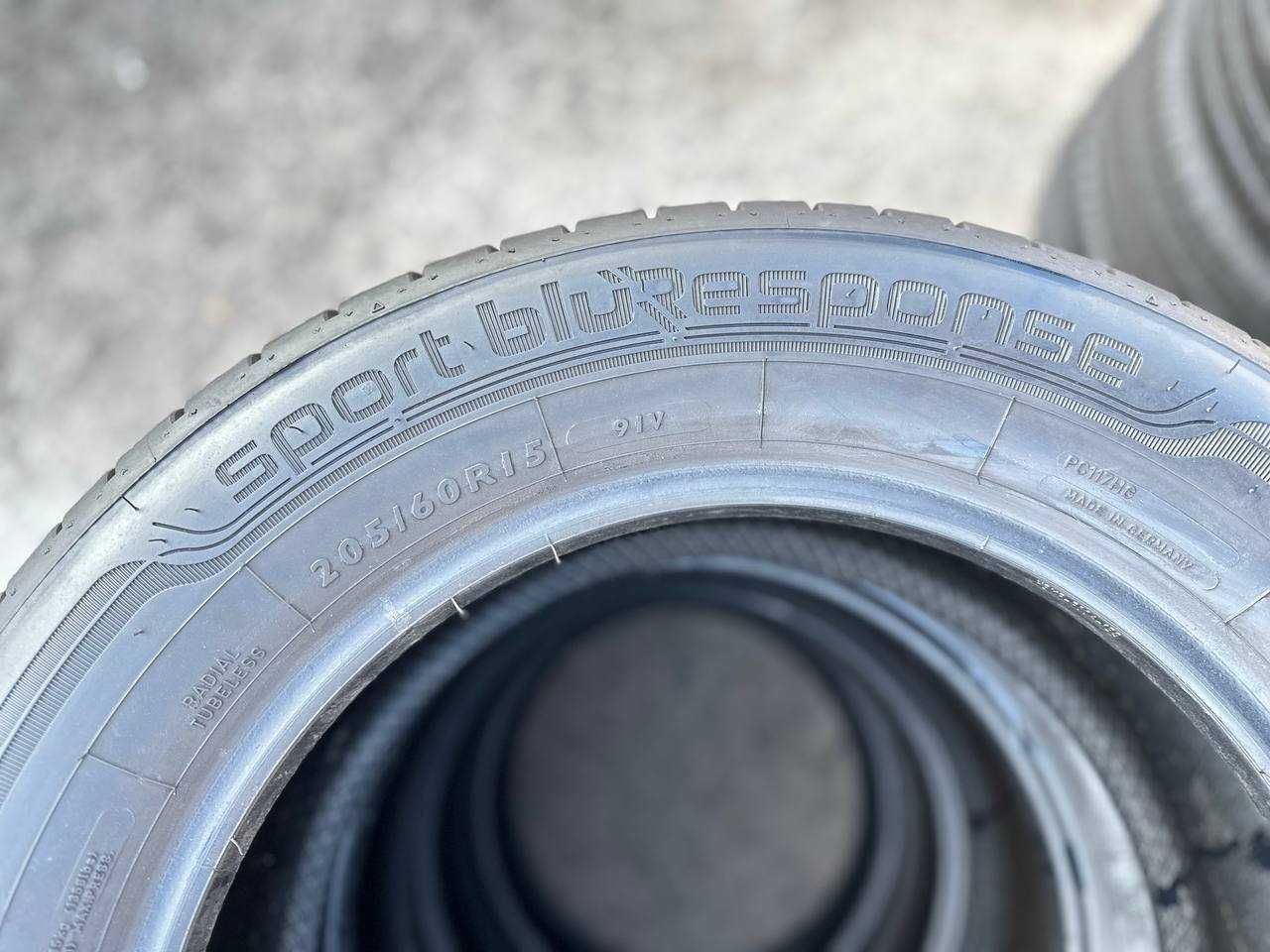 Літні шини 205/60 R15 Dunlop BlueResponse 2шт Germany