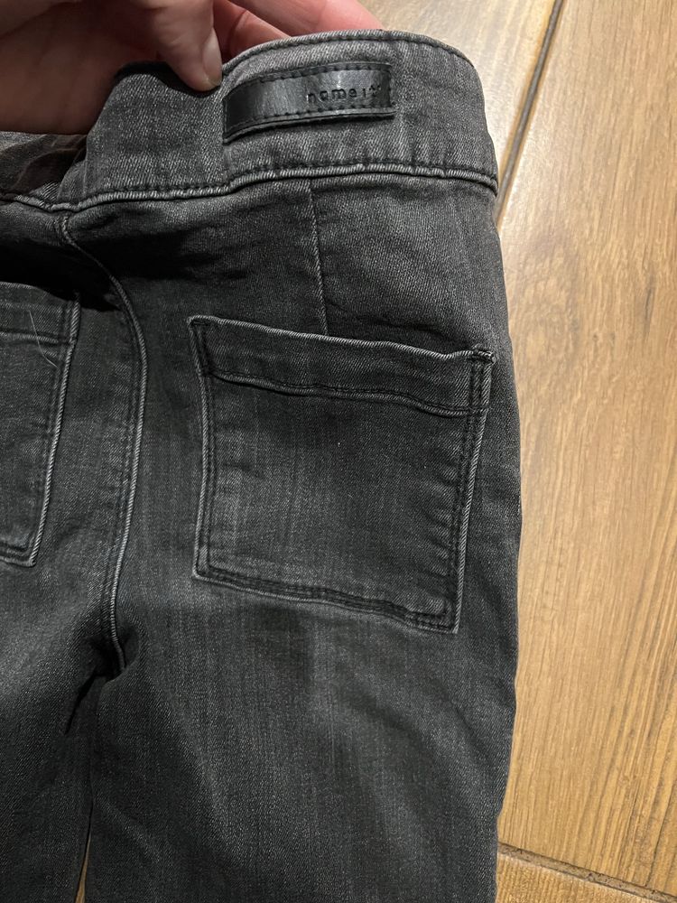 Jak nowe suoer stan Rurki jeansy legginsy r 140 Name It stretch