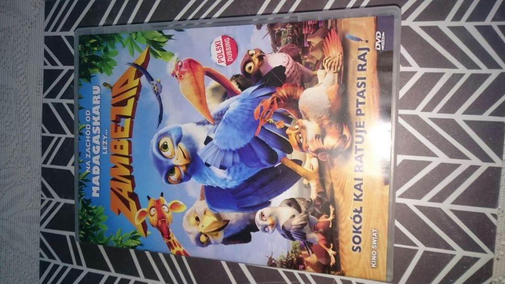 Film animowany zambezia polski dubbing dvd cd nowa