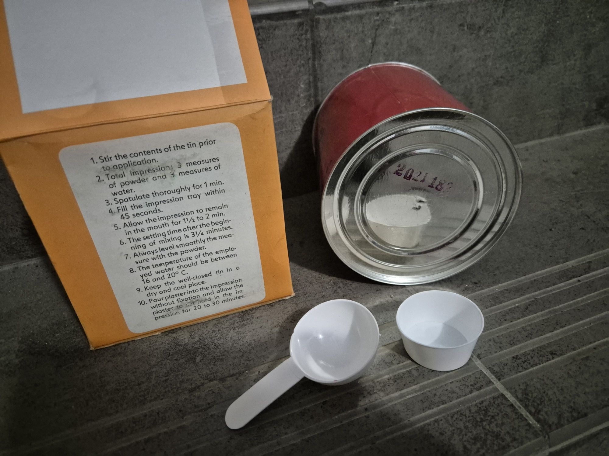 Wycisk alginianowy 250g Nowy. Modelowanie formy odlewy