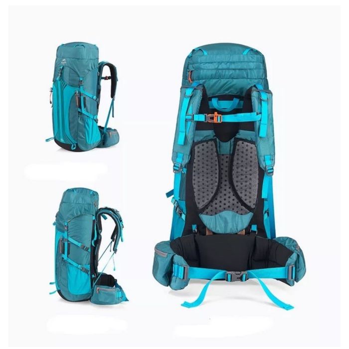 Трекінговий рюкзак Naturehike Hiking 55L зелений