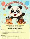 Animador com MASCOTE PANDA