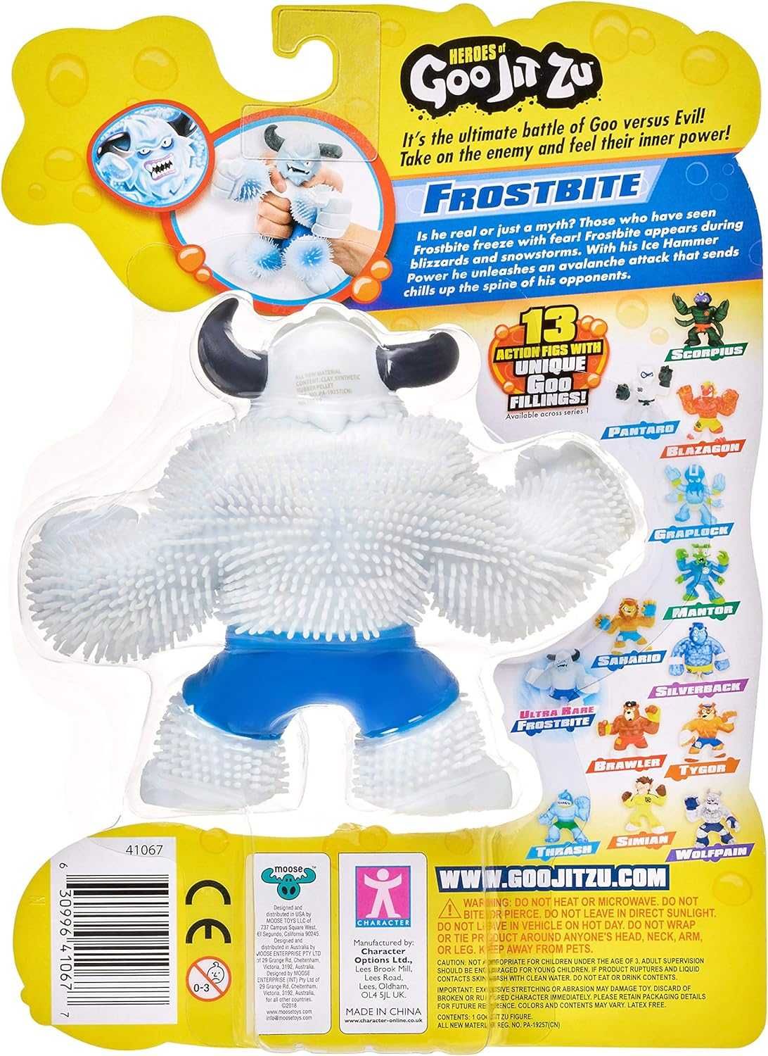 Оригінал Рідкісний Goo Jit Zu Yeti Frostbite Гуджитсу Єті Йети Гуджицу