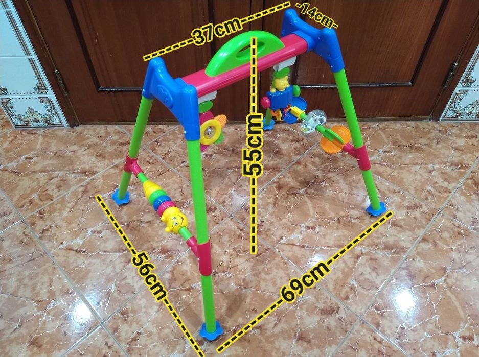 Brinquedo ginásio de atividades para bebé casa quarto apartamento.