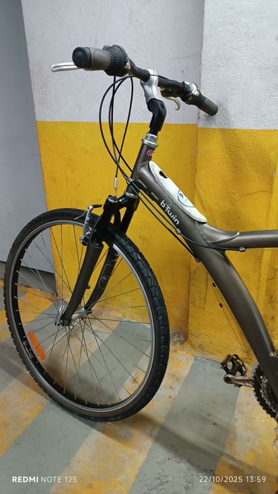 Bicicleta B’Twin Seven – 21 mudanças Shimano, suspensão total, tam. M