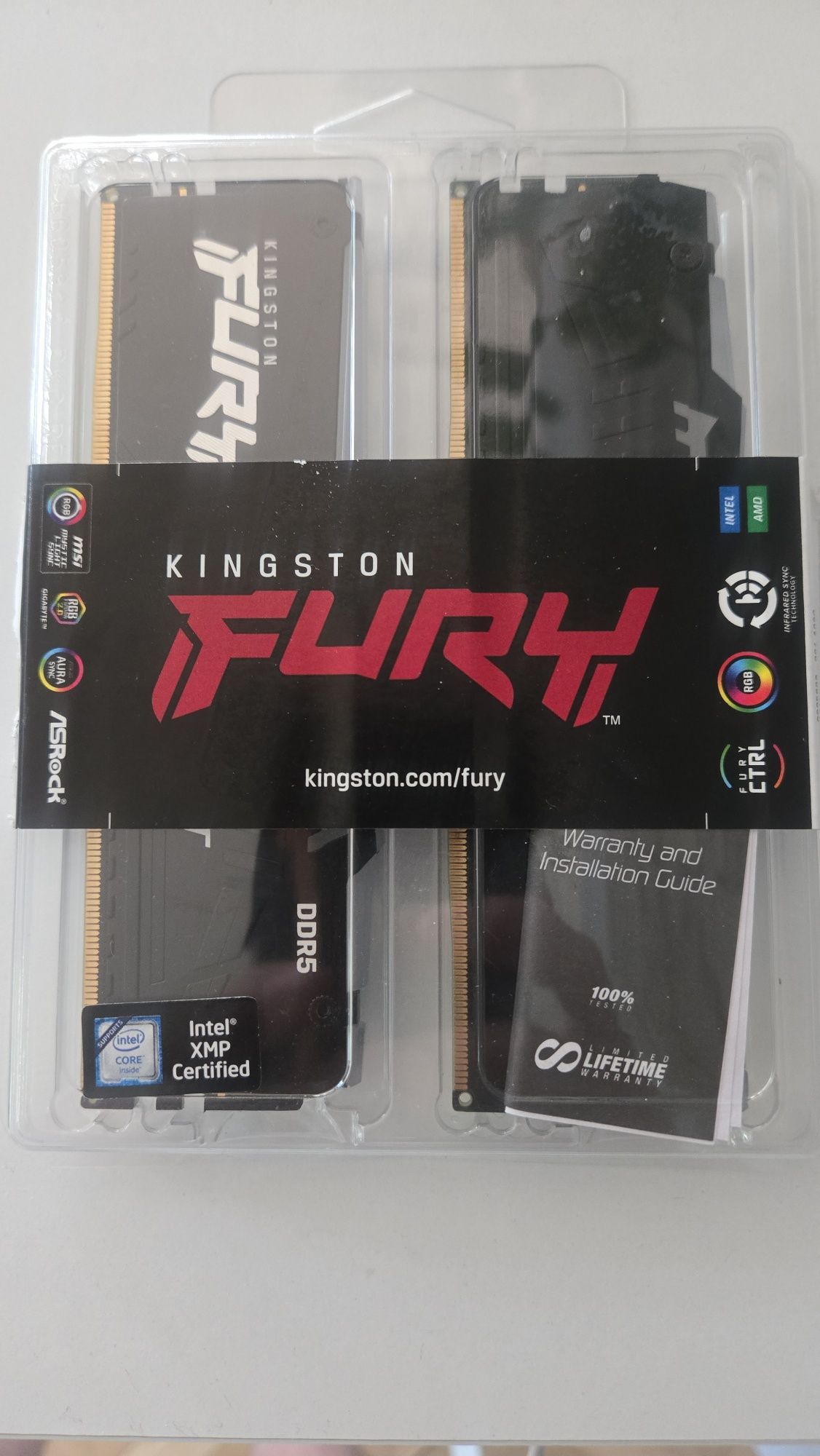 Karta pamięci RAM 32 gb DDR5 6000 MHz