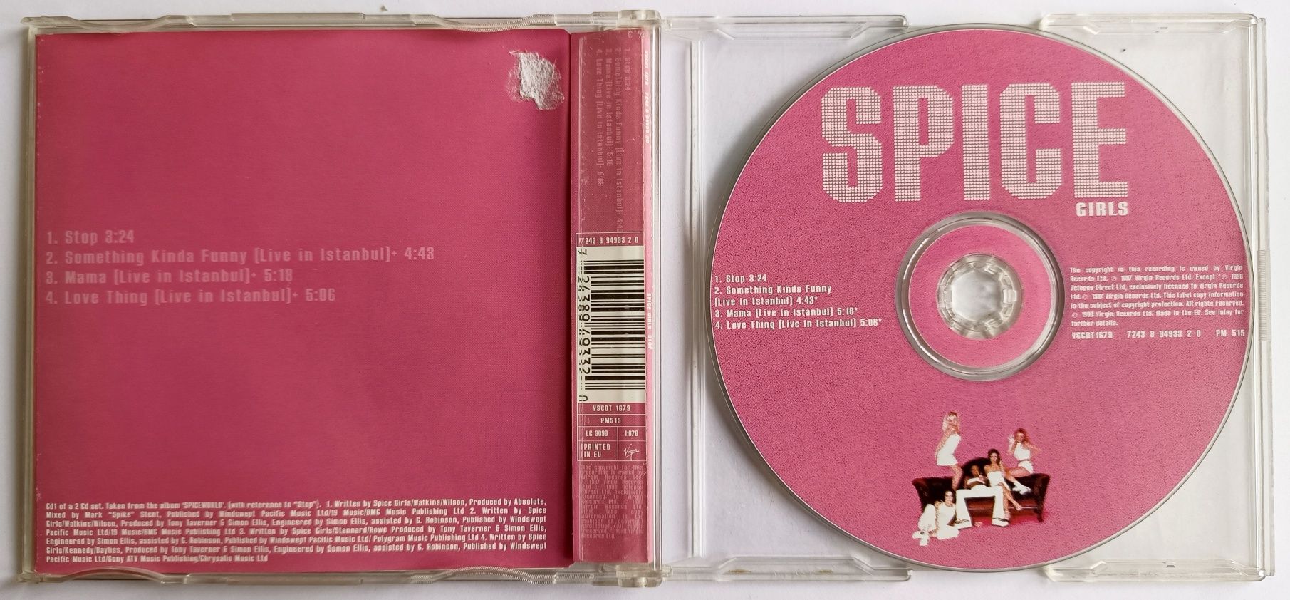 CDs Spice Girl Stop 1998r