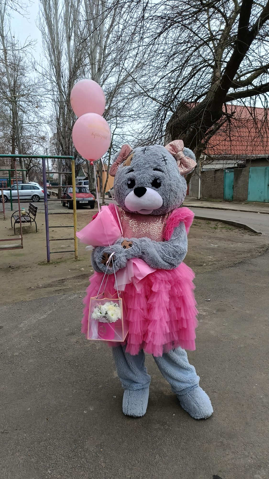 Чарівна Зайка,Киця,Тедді,пес патрон,білий Мішка.Привітання