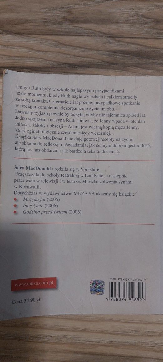 Książka Chodź ze mną. Sara MacDonald