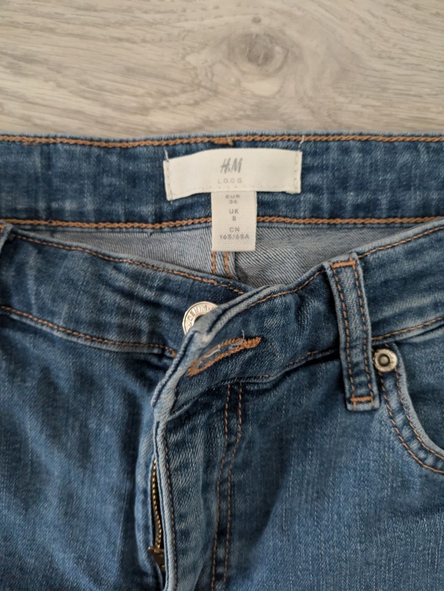 Krótkie jeansowe spodenki H&M 36 S