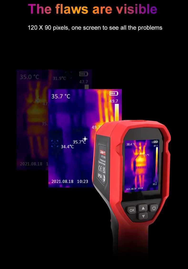 Câmara térmica  UNI-T UTI120S resolução 120x90 (USADA)