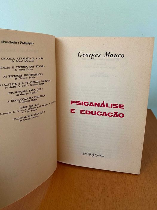 Psicanálise e Educação - Georges Mauco