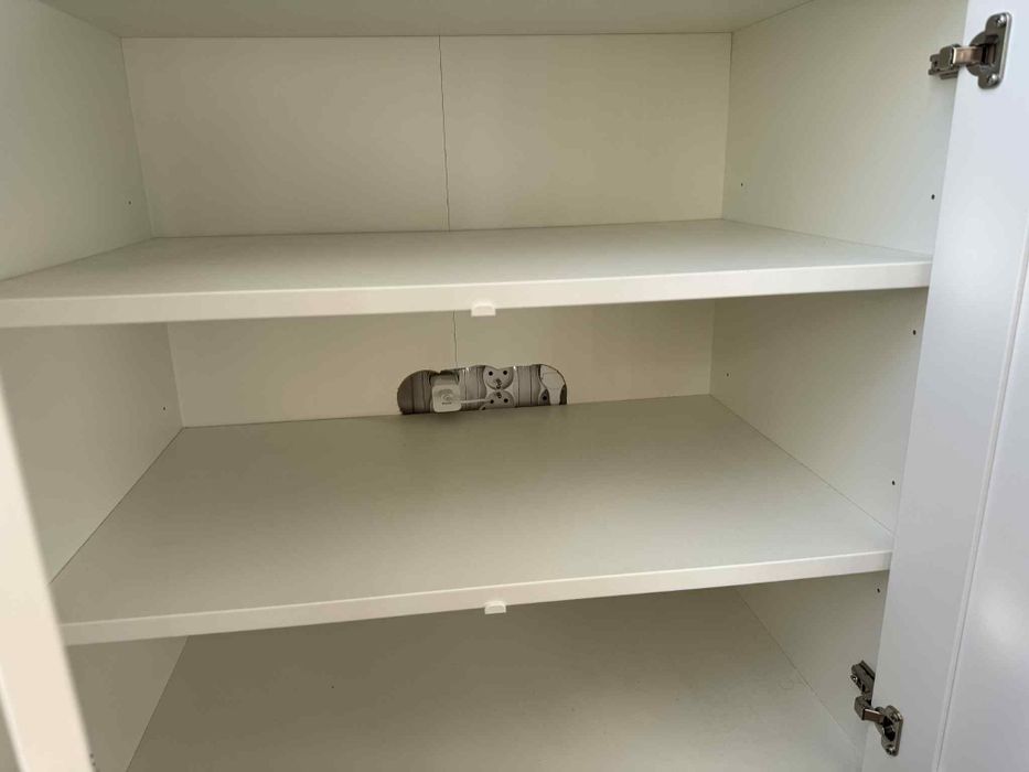 Szafka wysoka, regał ikea HAUGA biała