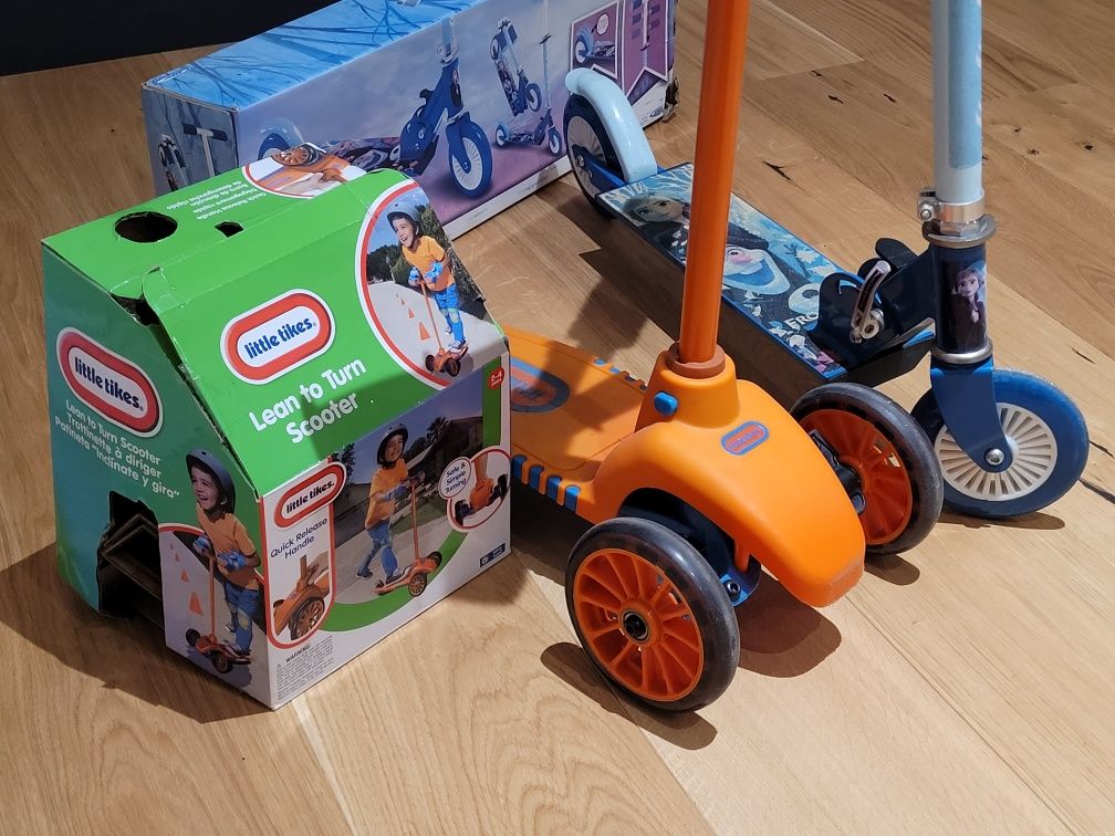 2x hulajnoga: Little Tikes Learn To Turn + Frozen Kraina Lodu Elza
