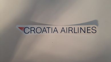 Naklejka lotnicza Croatia Airlines