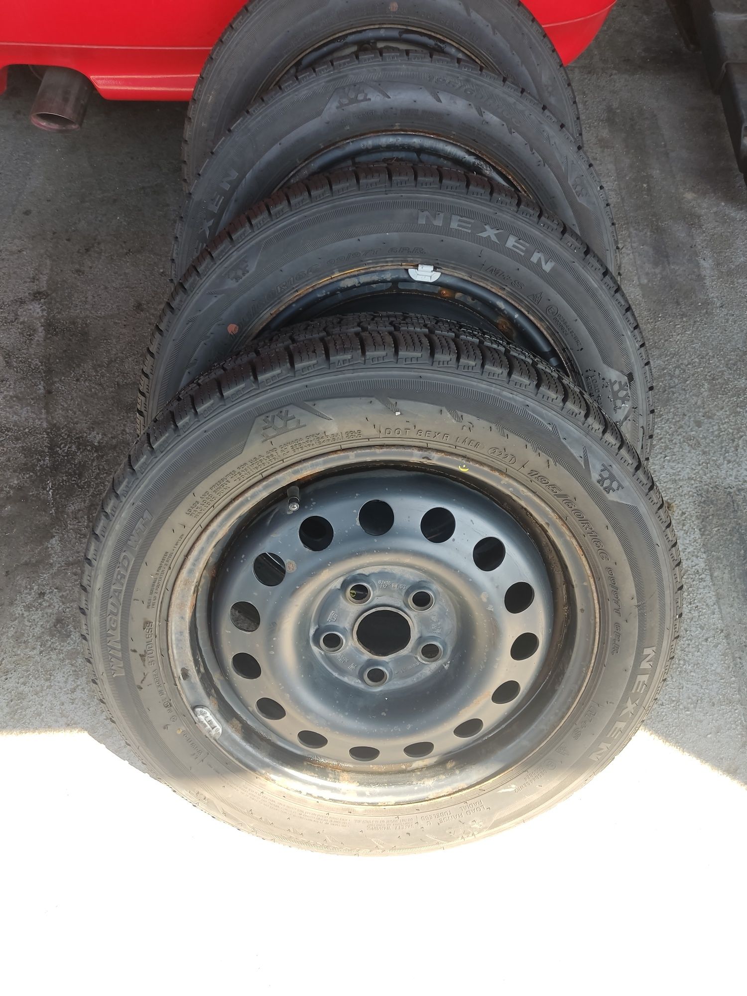 Koła zimowe 195/60/16C 5x112 et53