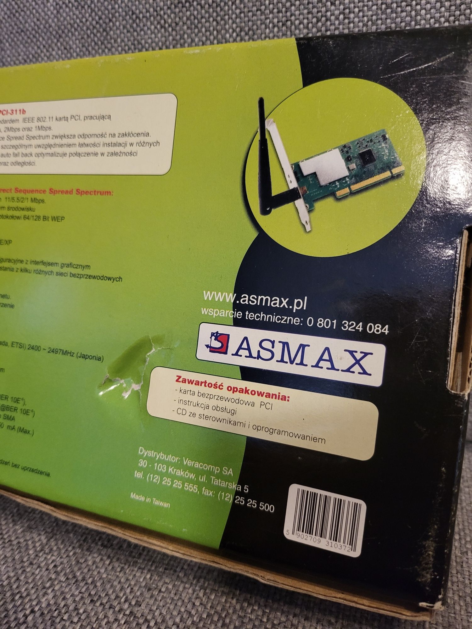 Karta sieciowa adapter Asmax PCI -311b