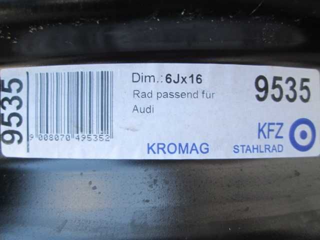 Felgi 16 5x112 ET50 Volkswagen Touran Skoda Seat Audi KFZ 9535 +GRATIS