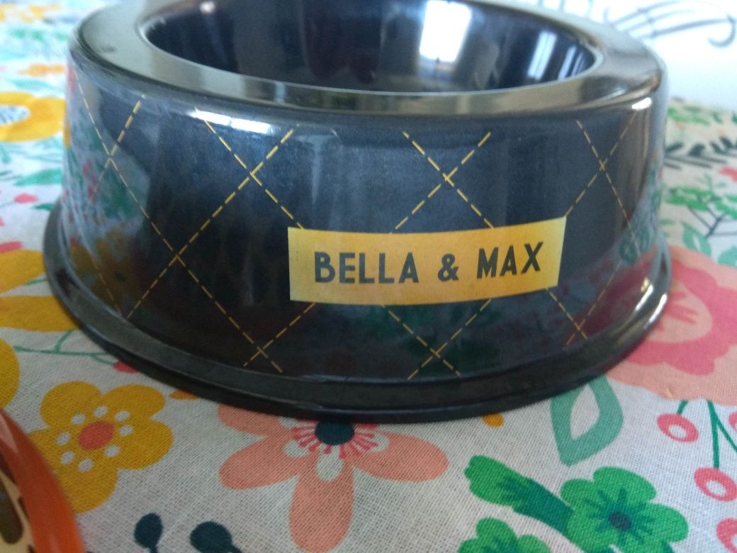 Miska miski dla małego psa kota Yorka Bella&Max plastikowe