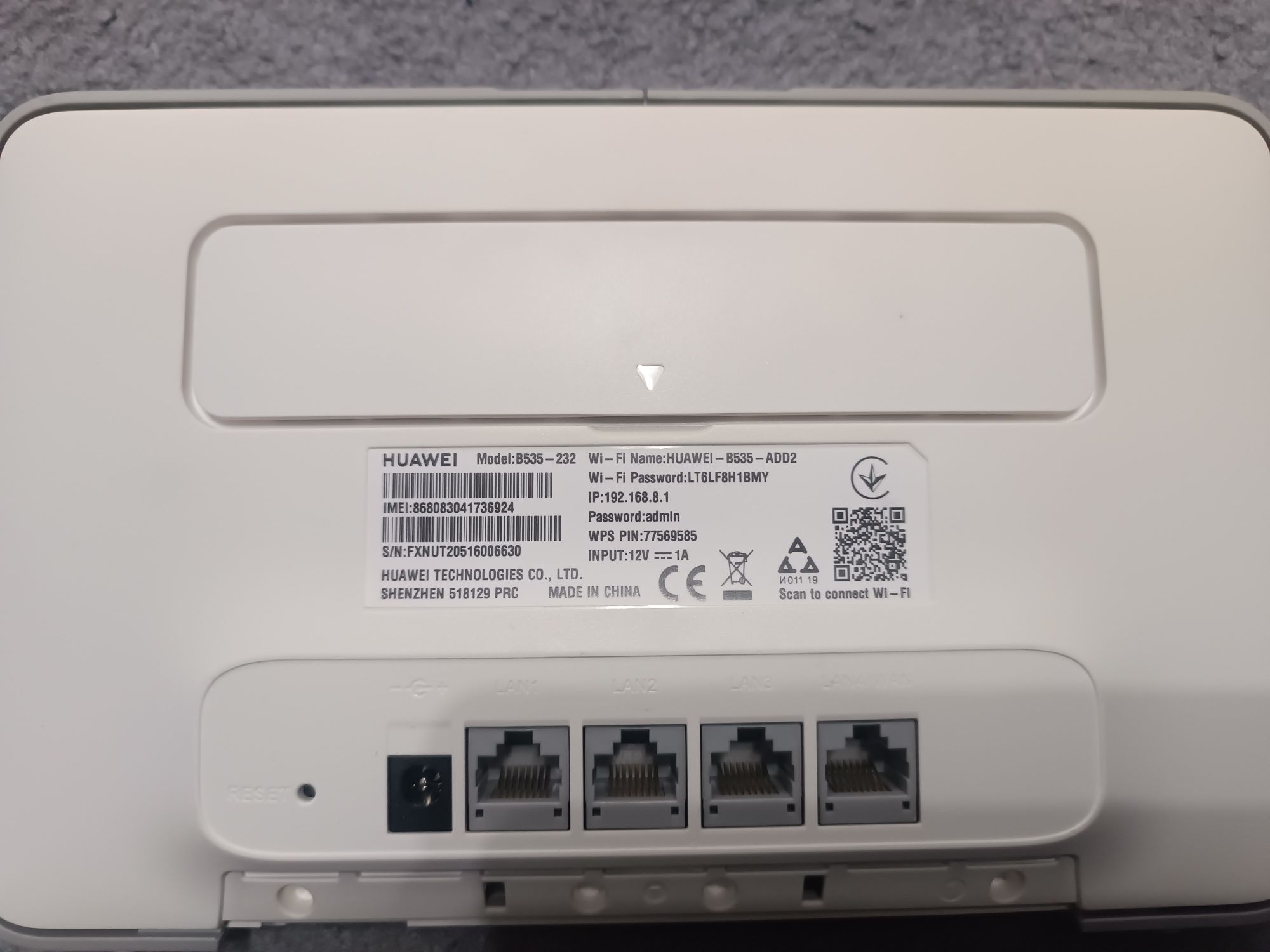 Router Huawei 4g b535-232