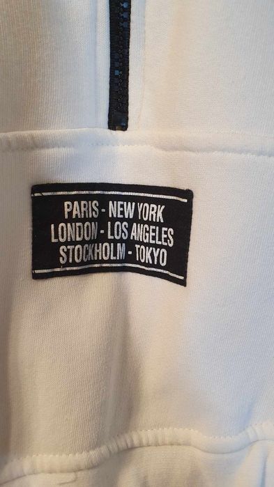 Bluza damska dresowa krótka Bershka rozmiar M/38 w kolorze ecru