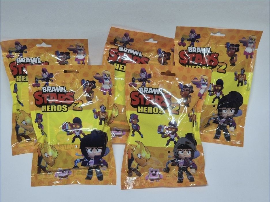 Figurki BRAWL STARS 10 x Figurka +Karty BRAWL STARS HEROS Saszetka #10