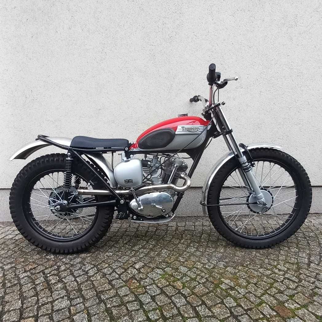 Triumph Tiger cub T20c trial 1957 rok classic trial , pre-65