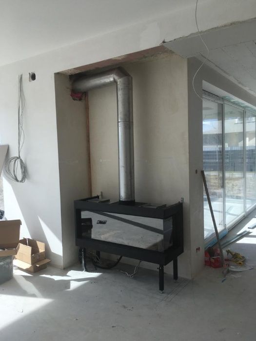 montaż kominka GAZOWEGO LEO 10 lat gwarancji SERWIS różne OPCJE