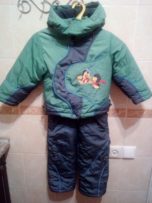 Зимний комбинезон куртка 1-3 г, 86 - 110 см