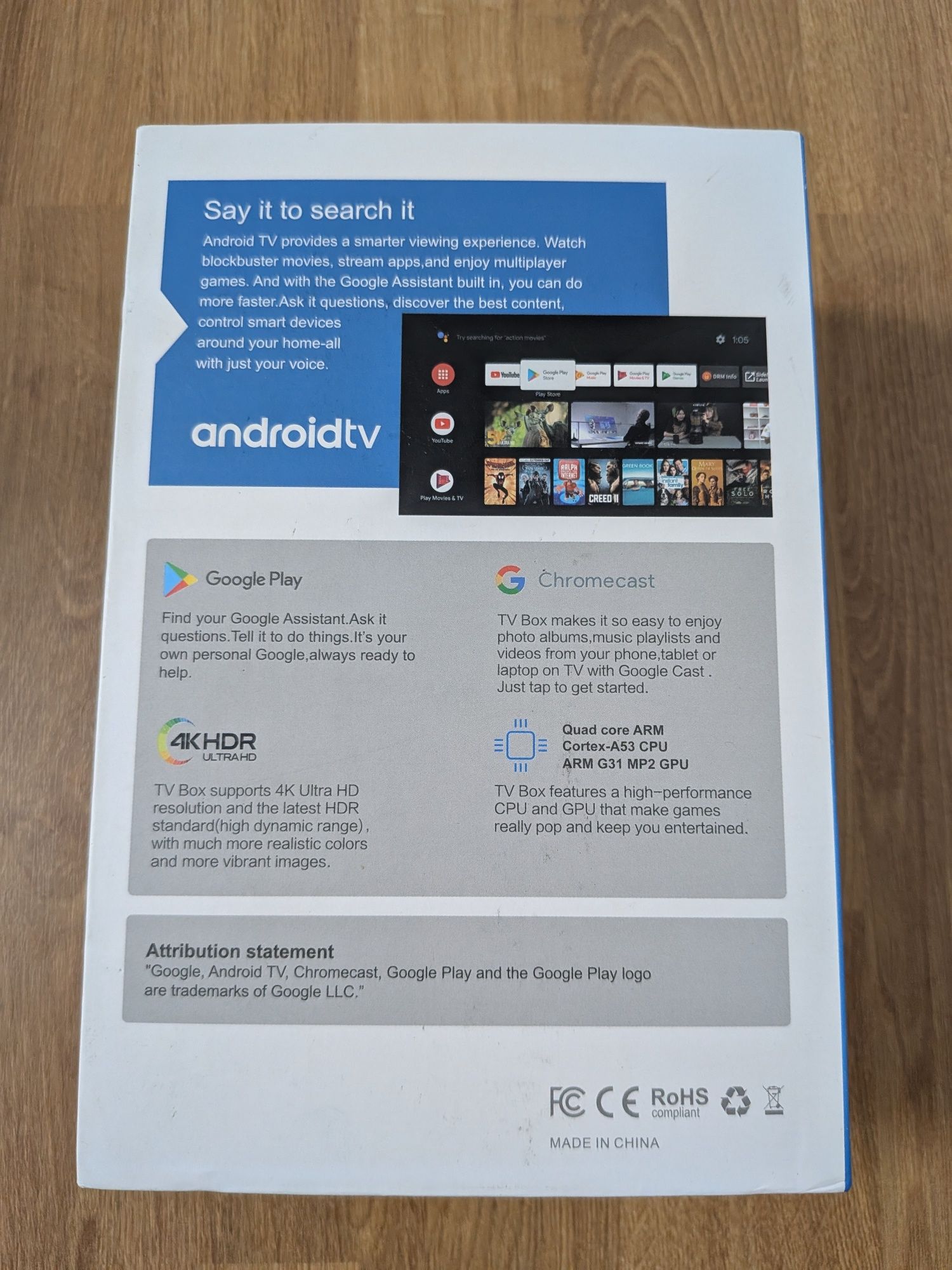 Box Mecool Km9 Pro 4Gb 32Gb Android TV