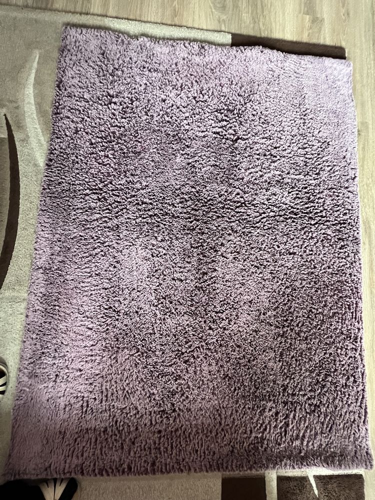 Dywan 120x160 , kolor fioletowy (jagodowy) 2 sztuki