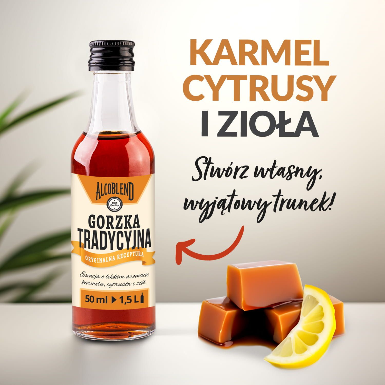 Zaprawka - esencja do alkoholu ALCOBLEND - Gorzka Tradycyjna - 50 ml