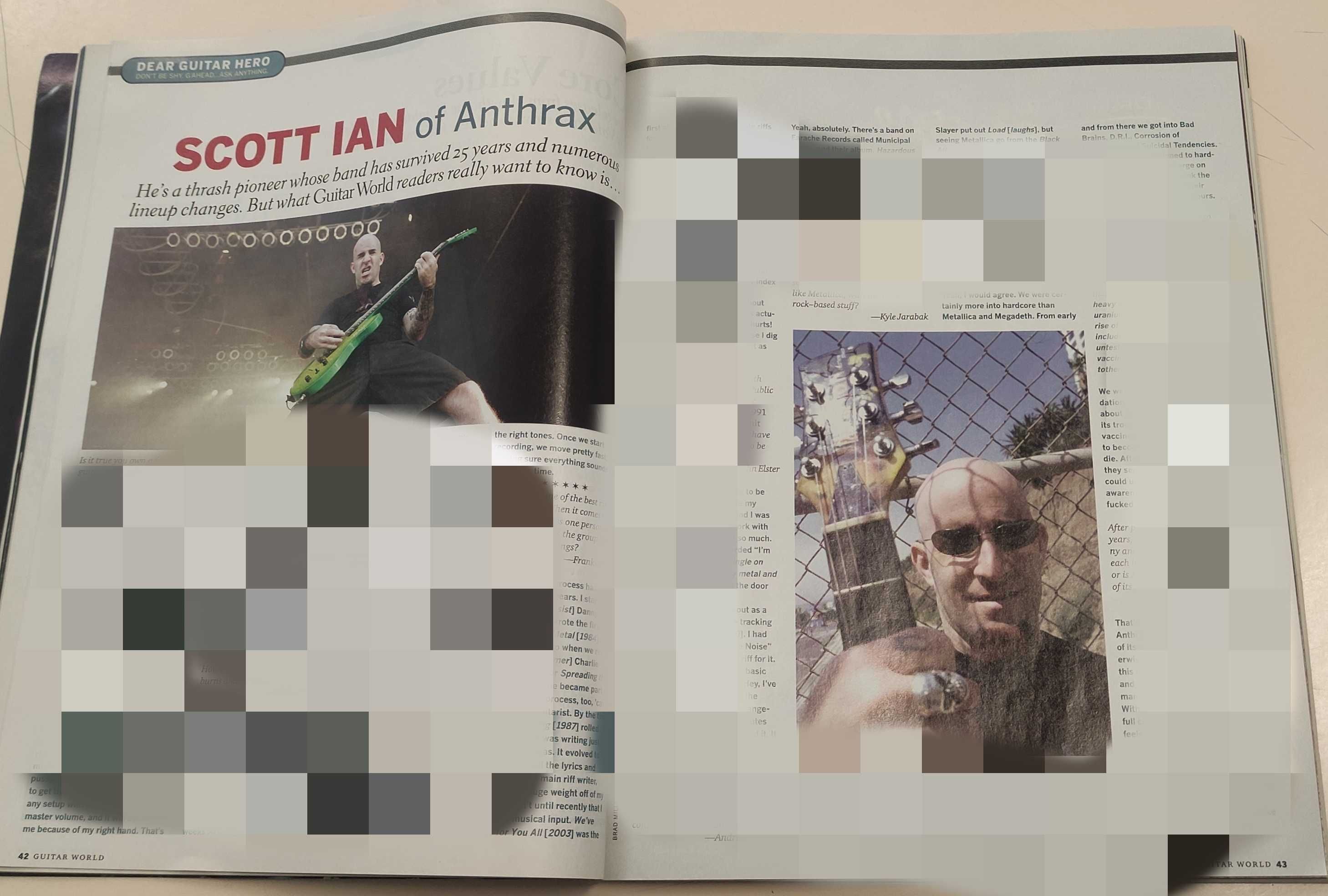 Revista Guitar World, Abril 2006 - Joe Satriani