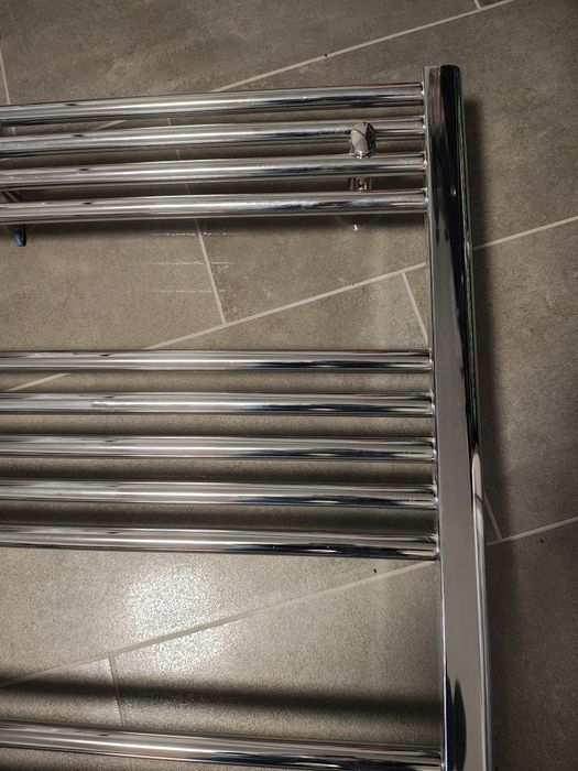 Grzejnik chromowany łazienkowy nowy szer 50cm wys 81cm