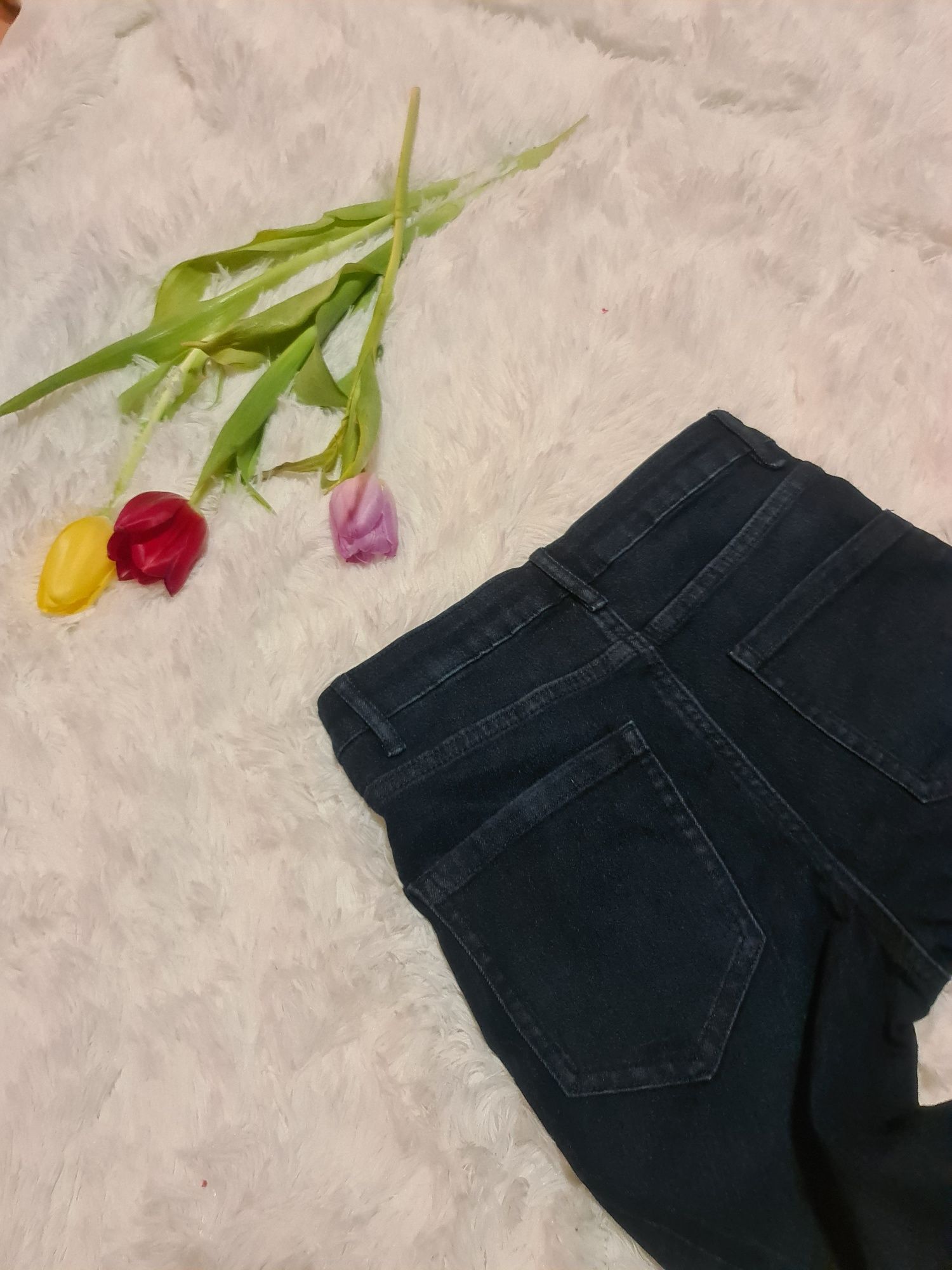 Spodnie * jeansowe * rurki  34 XS