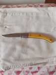 Canivete amarelo de inox