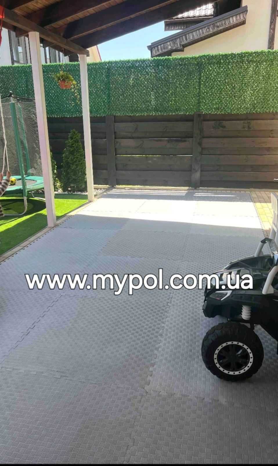 Подстилка под бассейн, татами 1х1м, пазли на підлогу, пазлы на пол